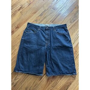 Levis Mens 569 Jean Shorts Blue Size 40 Loose Straight Denim Skate Grunge HipHop